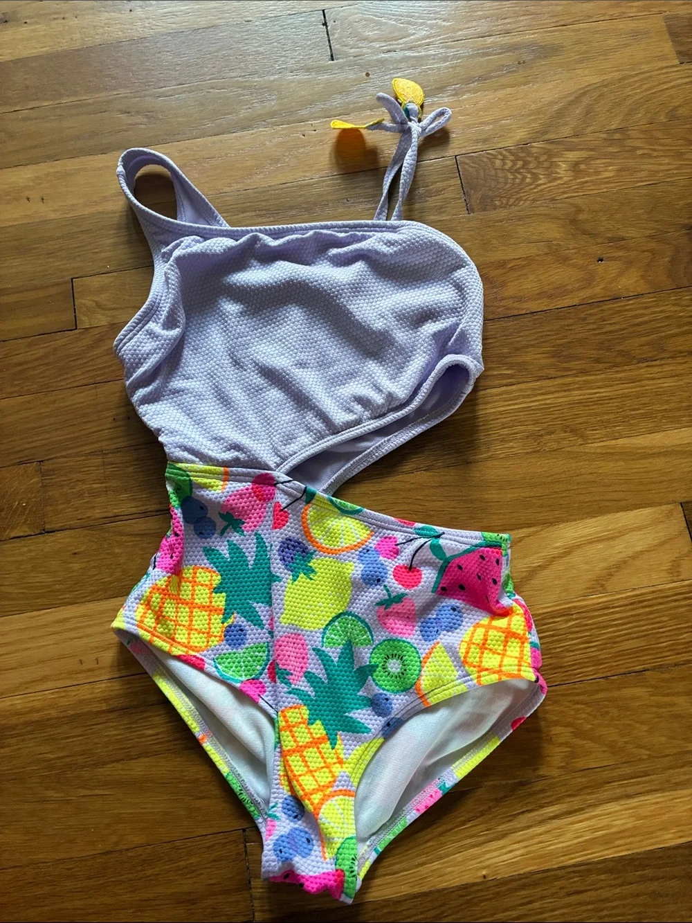 Girls Mixed One-Piece Swimsuit Lot - Bright Multicolor Styles size 6